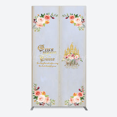 Lofaris Floral Fairy Tale Story Book Birthday Rectangle Backdrop