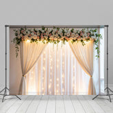 Lofaris Floral Fairy Window Accent Sweet Wedding Backdrop