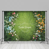 Lofaris Floral Grass Path Art Sweet Spring Wedding Backdrop