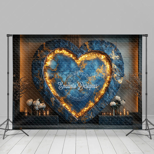 Lofaris Floral Heart Elegant Wall Sweet Wedding Backdrop