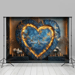 Lofaris Floral Heart Elegant Wall Sweet Wedding Backdrop