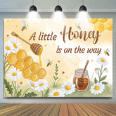 Lofaris Floral Honey Bee Sweet Sunny Baby Shower Backdrop