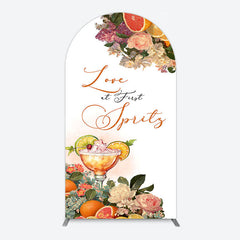 Lofaris Floral Love At First Sprits Wedding Arch Backdrop