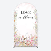Lofaris Floral Love In Bloom Sweet Wedding Arch Backdrop