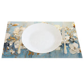Lofaris Floral Oil Paintings Fine Art Set of 4 Placemats