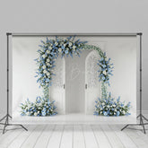 Lofaris Floral Opening Door Elegant Sweet Wedding Backdrop
