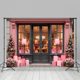 Lofaris Floral Pink French Gift Shop Photography Backdrop