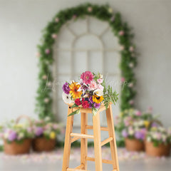 Lofaris Floral Plant Arch Sweet Spring Wedding Backdrop