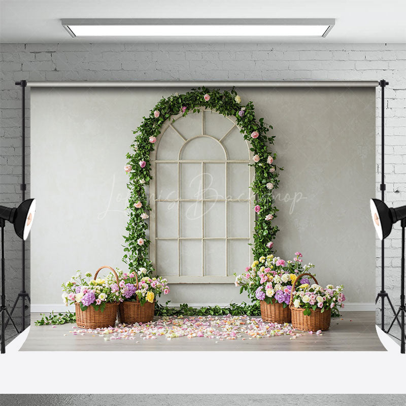 Lofaris Floral Plant Arch Sweet Spring Wedding Backdrop