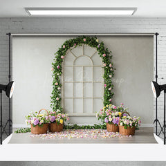 Lofaris Floral Plant Arch Sweet Spring Wedding Backdrop
