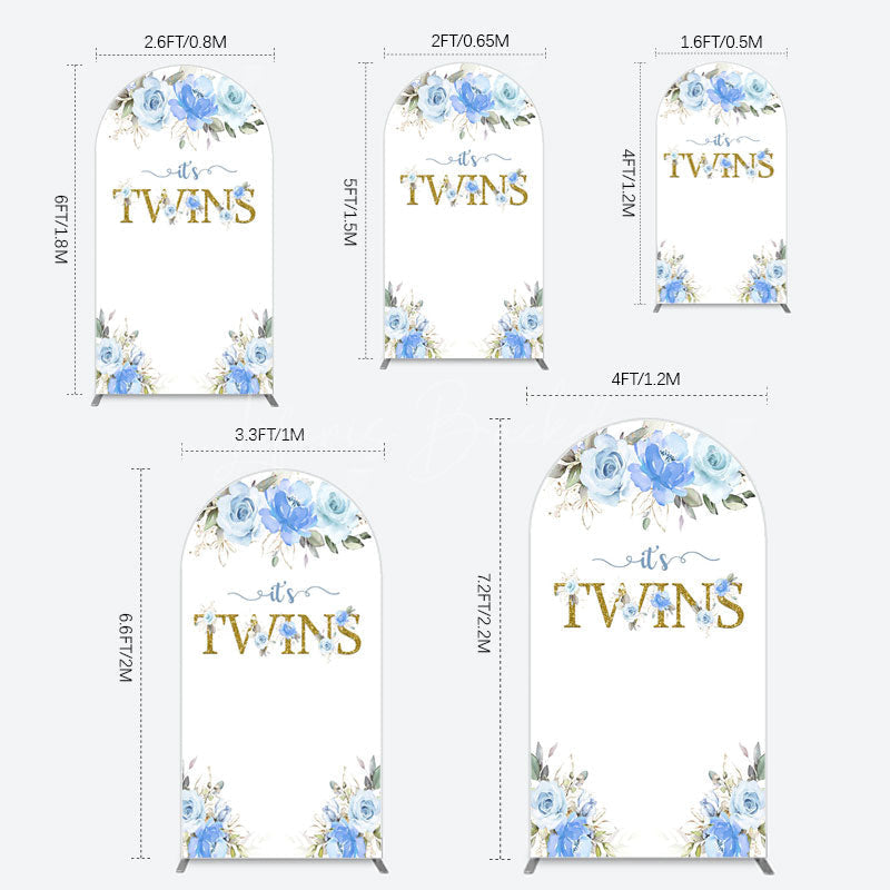 Lofaris Floral Plant Simple Vibe Baby Shower Arch Backdrop