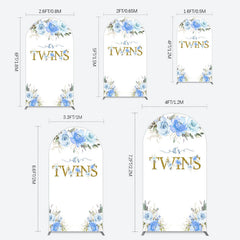 Lofaris Floral Plant Simple Vibe Baby Shower Arch Backdrop