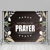 Lofaris Floral Plant Wooden National Day Of Prayer Backdrop