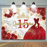 Lofaris Floral Quinceanera Sweet 15 Exquisite Dress Backdrop