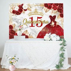 Lofaris Floral Quinceanera Sweet 15 Exquisite Dress Backdrop