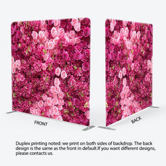 Lofaris Floral Roses Spring Photo Square Tension Backdrop