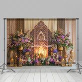 Lofaris Floral Sacred Holy Lovely Sweet Wedding Backdrop