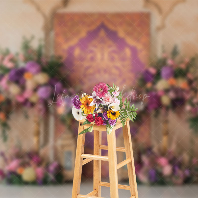 Lofaris Floral Sacred Totem Sweet Lovely Wedding Backdrop