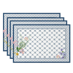 Lofaris Floral Slovakia Fresh Patterns Set of 4 Placemats