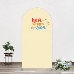 Lofaris Floral Spring Elegant Happy Birthday Arch Backdrop