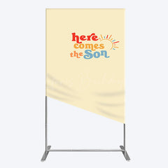 Lofaris Floral Spring Elegant Happy Birthday Rectangle Backdrop
