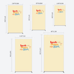 Lofaris Floral Spring Elegant Happy Birthday Rectangle Backdrop