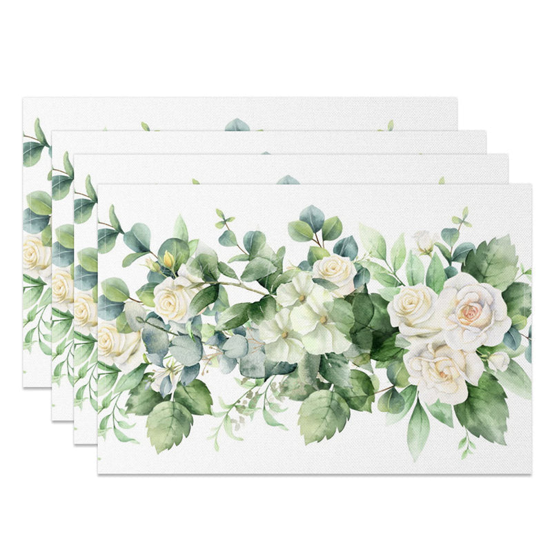 Lofaris Floral Spring Fresh Party Decor Set of 4 Placemats