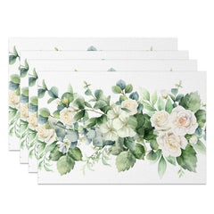 Lofaris Floral Spring Fresh Party Decor Set of 4 Placemats