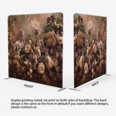 Lofaris Floral Spring Garden Scene Square Tension Backdrop