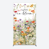 Lofaris Floral Spring Love In Bloom Wedding Rectangle Backdrop