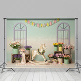 Lofaris Floral Sweet Color Trojan Fresh Wedding Backdrop
