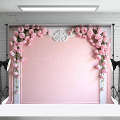 Lofaris Floral Victorian Molding Wall Wedding Photo Backdrop