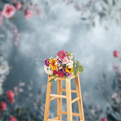 Lofaris Floral Wash Painting Vibe Fine Art Photo Backdrop