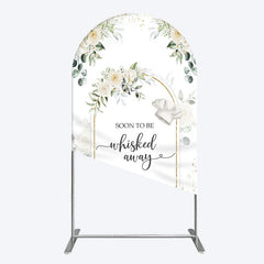 Lofaris Floral White Sweet Cook Baby Shower Arch Backdrop