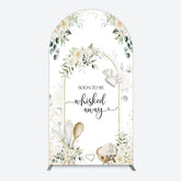 Lofaris Floral White Sweet Cook Baby Shower Arch Backdrop