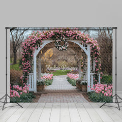 Lofaris Flower Arch Shelf Tulip Outdoor Spring Wedding Backdrop