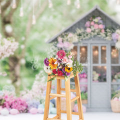 Lofaris Flower Garden Cottage Enchanting Dreamy Backdrop