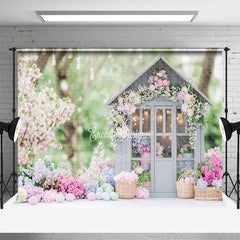 Lofaris Flower Garden Cottage Enchanting Dreamy Backdrop