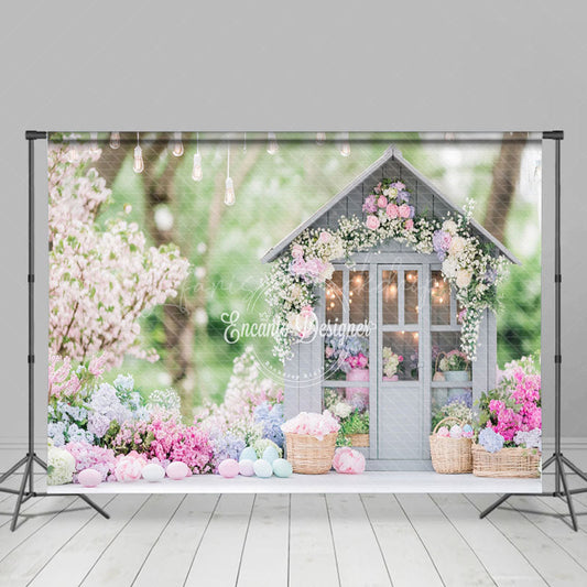 Lofaris Flower Garden Cottage Enchanting Dreamy Backdrop
