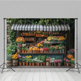 Lofaris Flower Green Plant Shelf Spring Photography Backdrop