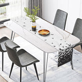 Lofaris Flying Bats Halloween Table Runner Spooky Black Bat Flock on a White Background Gothic Dining Room Decor