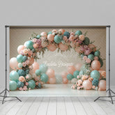 Lofaris Fresh Color Floral Balloon Arch Wedding Backdrop