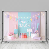 Lofaris Fresh Color Nail Salon Photo Cake Smash Backdrop