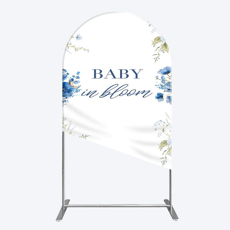 Lofaris Fresh Floral Bloom Boho Baby Shower Arch Backdrop