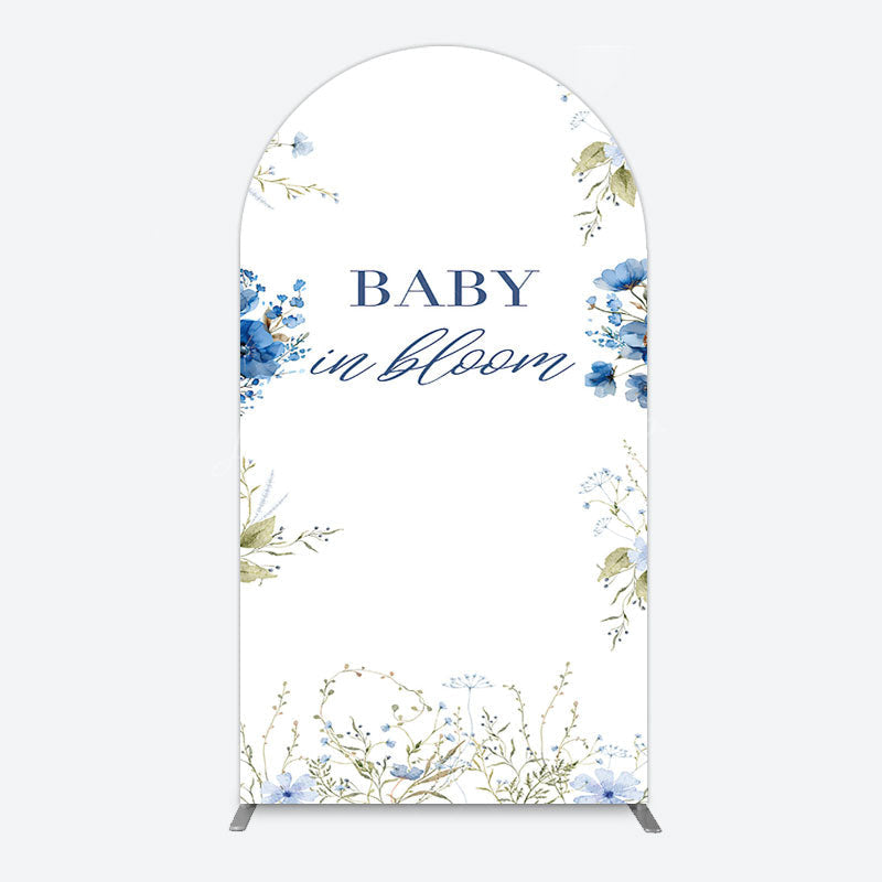 Lofaris Fresh Floral Bloom Boho Baby Shower Arch Backdrop