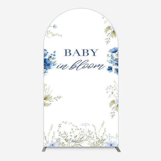 Lofaris Fresh Floral Bloom Boho Baby Shower Arch Backdrop