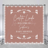 Lofaris Fresh Floral Lace Edges Custom Baby Shower Backdrop