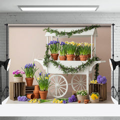 Lofaris Fresh Floral Potted Plant Sweet Wedding Backdrop