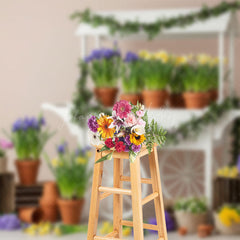 Lofaris Fresh Floral Potted Plant Sweet Wedding Backdrop