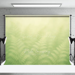 Lofaris Fresh Gradient Green Dreamy Floral Photo Backdrop